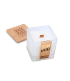 Bamboo Cedarwood & White Musk Small Soy Candle  - 20 Hours Burn - Crackling Wick