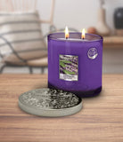 Heart & Home Lavender & Sage  Twin Wick Ellipse Soy Candle - 40 Hours Burn