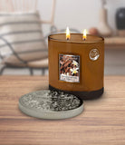Heart & Home Sandalwood & Vanilla  Twin Wick Ellipse Soy Candle - 40 Hours Burn