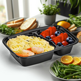 VINSANI 10pk 2 COMPARTMENTS MEAL PREP CONTAINERS 1010424