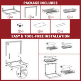 VINSANI METAL UNDER SINK STORAGE 1010498