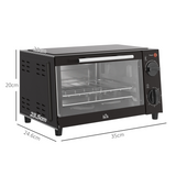 Mini Oven, 9L Countertop Electric Grill, Toaster Oven  750W