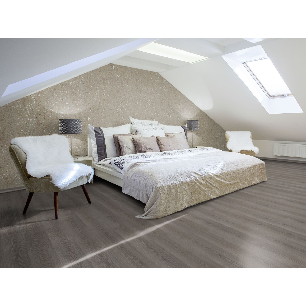 Decorative Cork Wall Tiles - Grego - 1 Tile - 0.18m2 (1.94sqft)