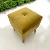 YELLOW WOODEN TRUNK