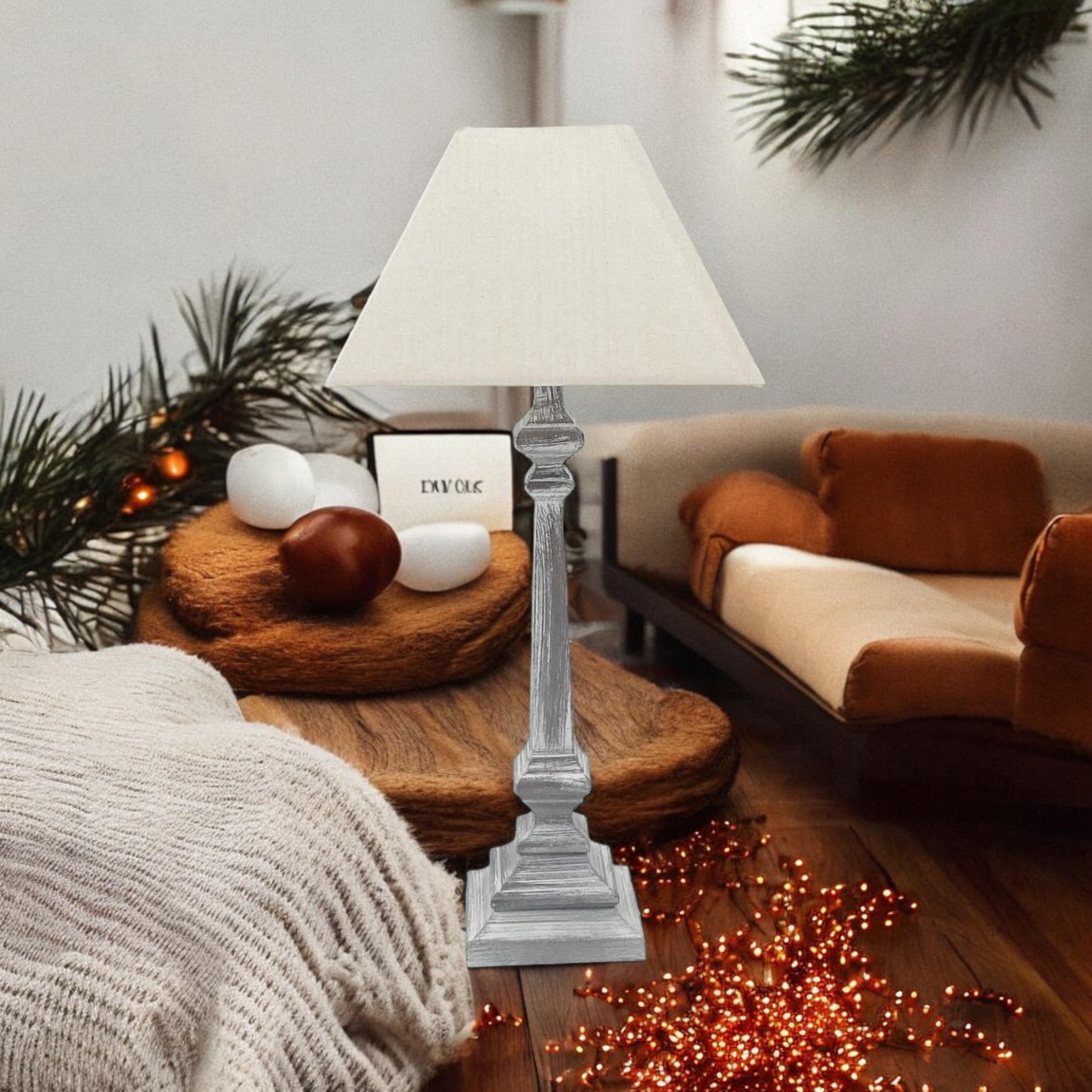 45CM TRADITIONAL LAMP AND SHADE
