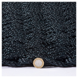 Didsbury Braided Polypropylene 45x75cm Navy Doormat