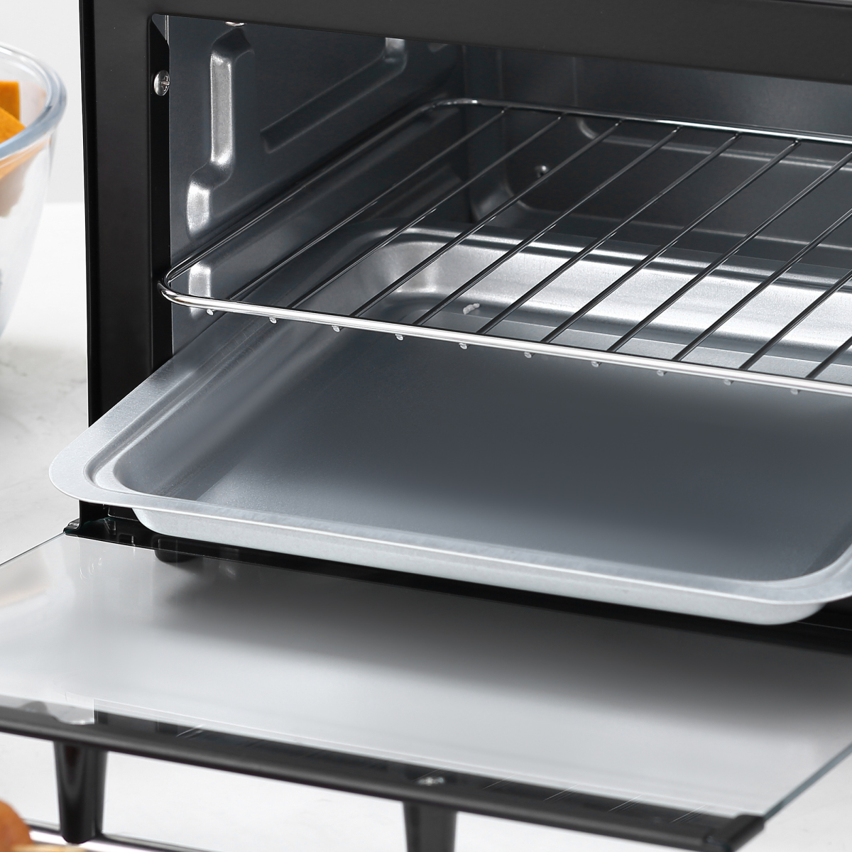 Mini Oven, 9L Countertop Electric Grill, Toaster Oven  750W