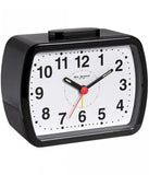 Wm.Widdop Qtz Alarm Clock Bell Oblong Blk/Green Dial 5184B
