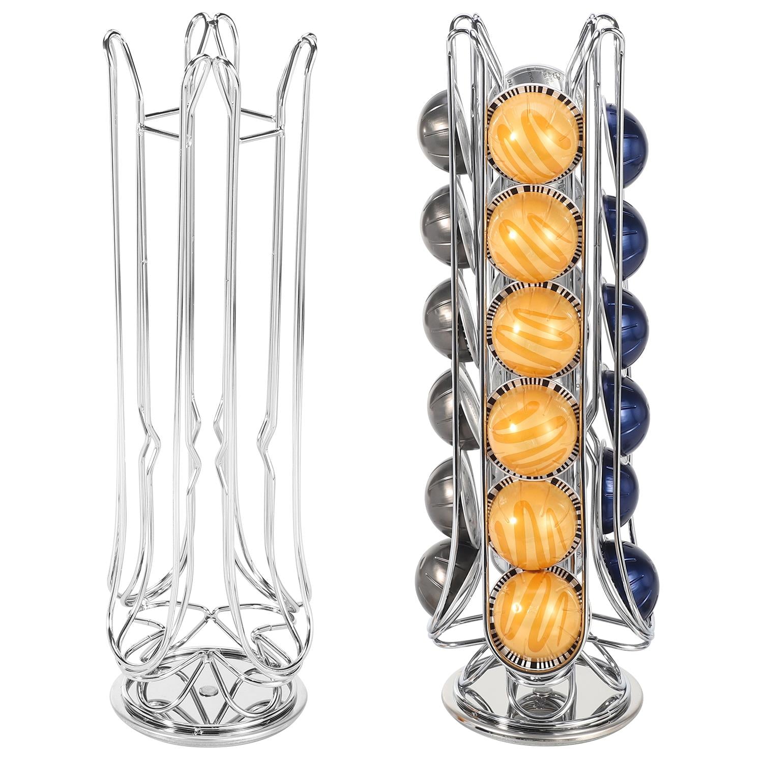 VINSANI CHROME 24 COFFEE POD STAND 1010279