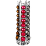 VINSANI 48 POD CHROME COFFEE POD STAND 1010347