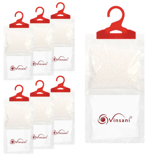 VINSANI 6PC HANGING WARDROBE DEHUMIDIFIER BAG