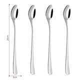 Vinsani 4pcs SSLong Handle Latte Spoons 0009999