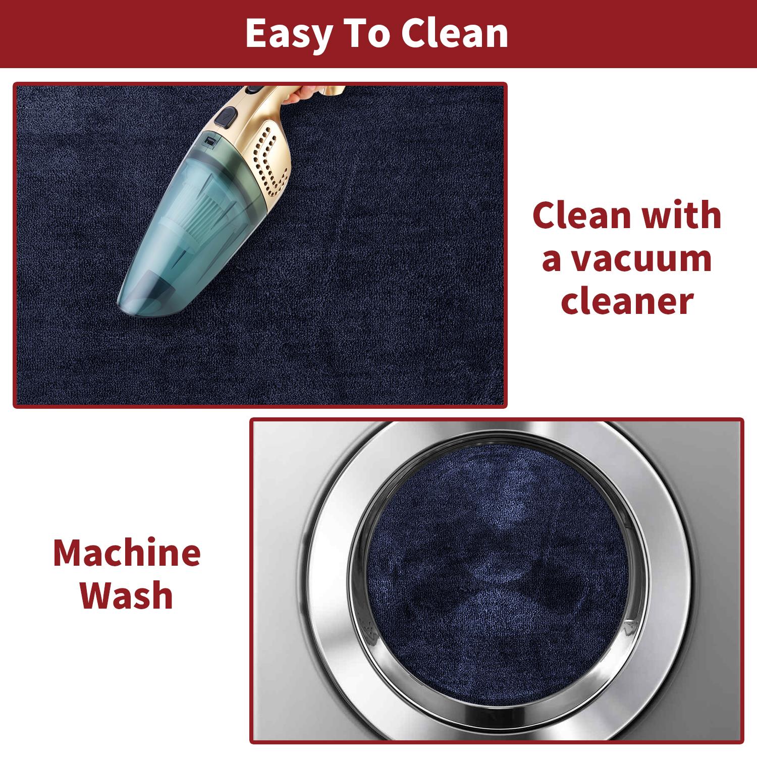 VINSANI BATH MAT 50X80cm NAVY 1010162