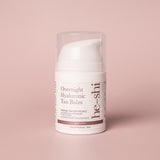 He-Shi Overnight Hyaluronic Self Tan Balm 50ml - Relaxing Facial Night Tan