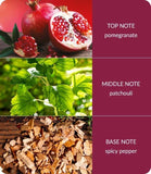 Pomegranate & Pepperwood Fragrance Diffuser -140ml - Up to 16 Weeks of Fragrance